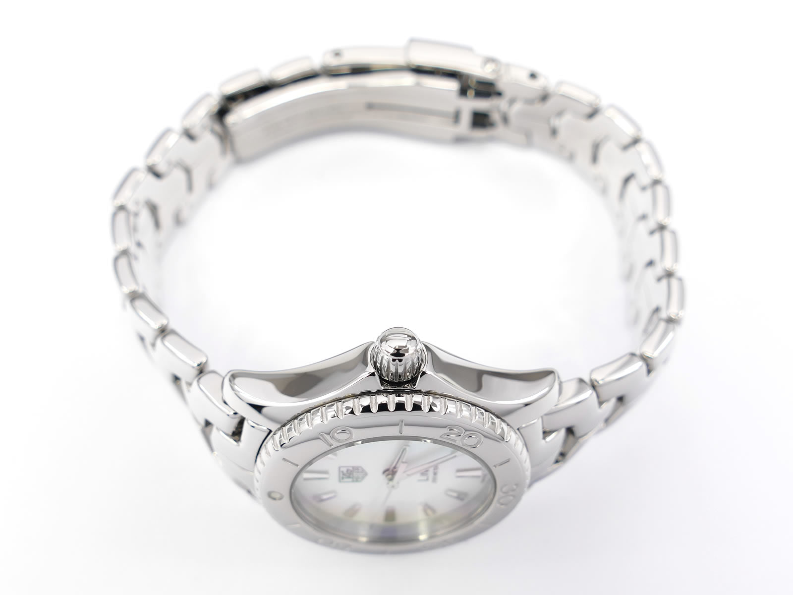 TAG Heuer Link WJ1313.BA0572 screw down crown