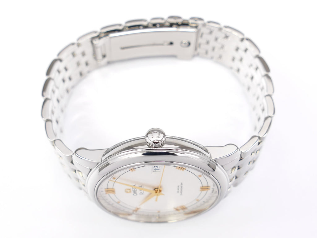 Omega De Ville Prestige Co-Axial Chronometer 424.10.40.20.02.004 crown