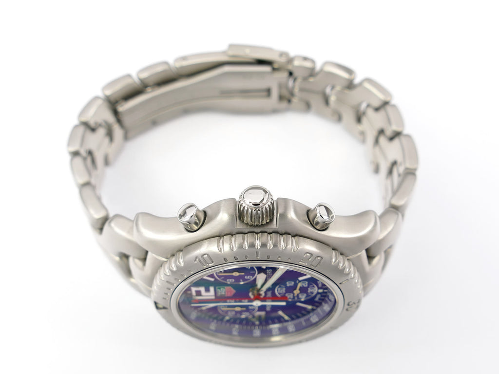 TAG Heuer Link CT1110 stainless steel screw down crown