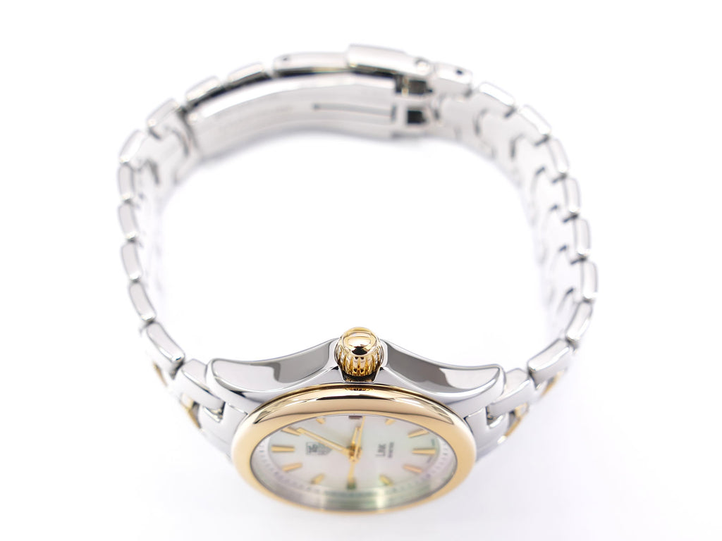 TAG Heuer Link WJF1352 18k gold plated screw down crown