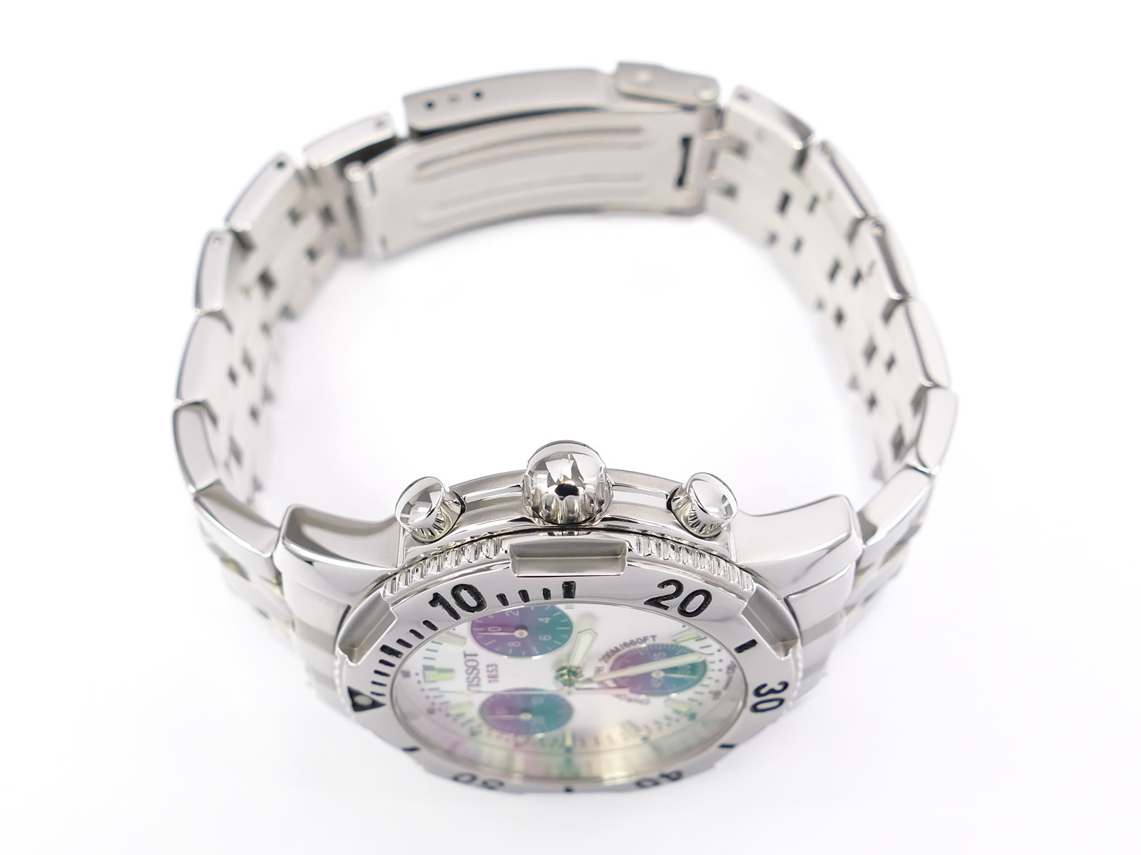 Tissot T-Sport PRS200 stainless steel screw down crown