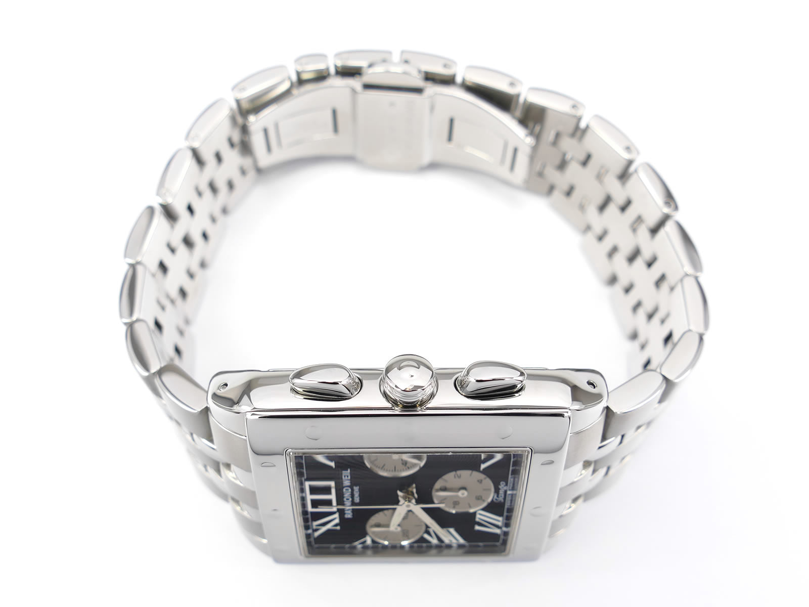 Raymond Weil Tango Chronograph 4881 stainless steel crown & pushers