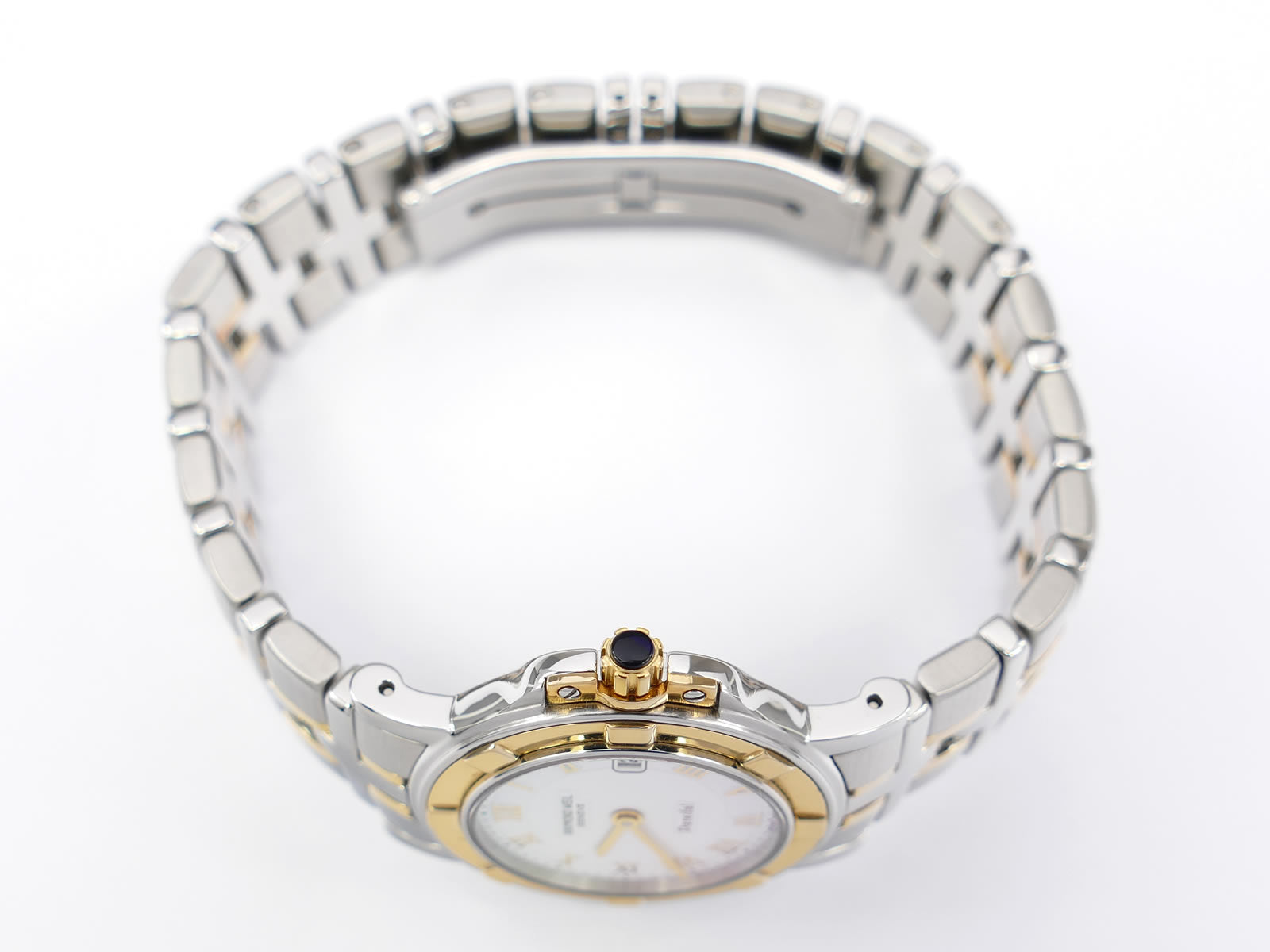 Raymond Weil Parsifal 9430 18k gold crown with black cabochon
