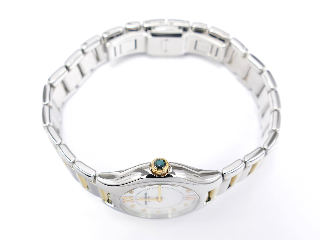 Raymond Weil Noemia 5124 Gold crown with turquoise cabochon
