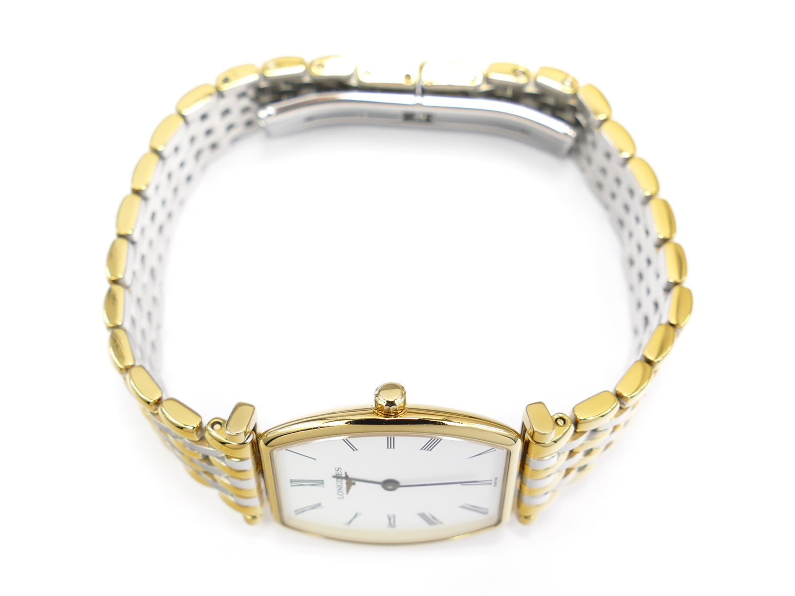 Longines La Grande Classique L4.205.2 Gold PVD crown
