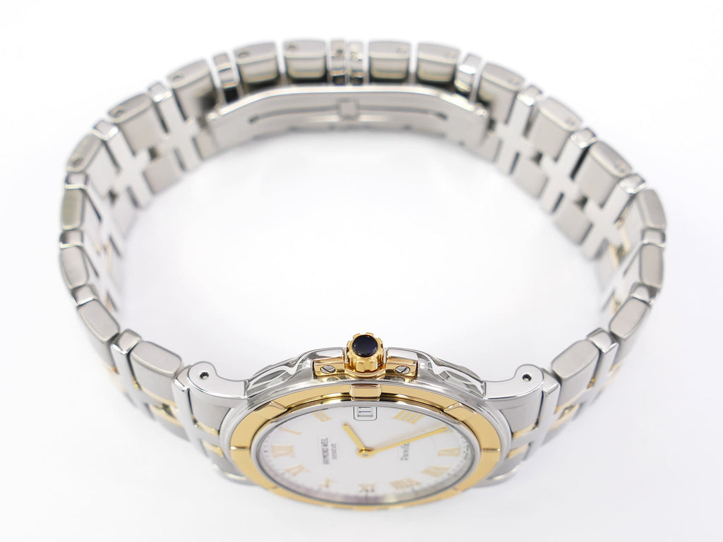 Raymond Weil Parsifal 9530 gold crown with blue cabochon