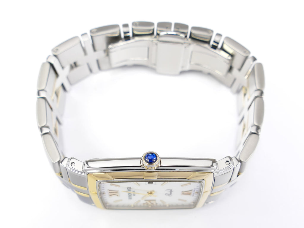 Raymond Weil Parsifal 9340 18k gold plated crown with sapphire cabochon