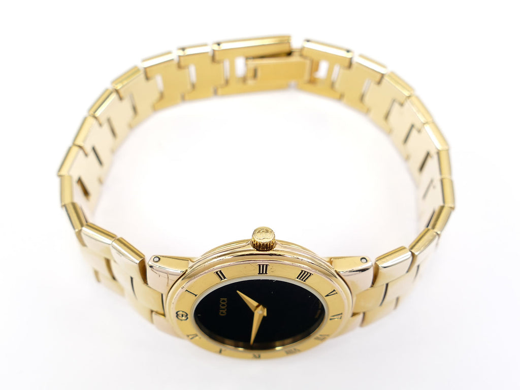 Gucci 3300L 18k Gold Plated crown