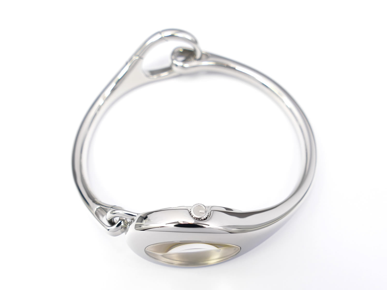 Gucci Horsebit 103 Stainless Steel crown
