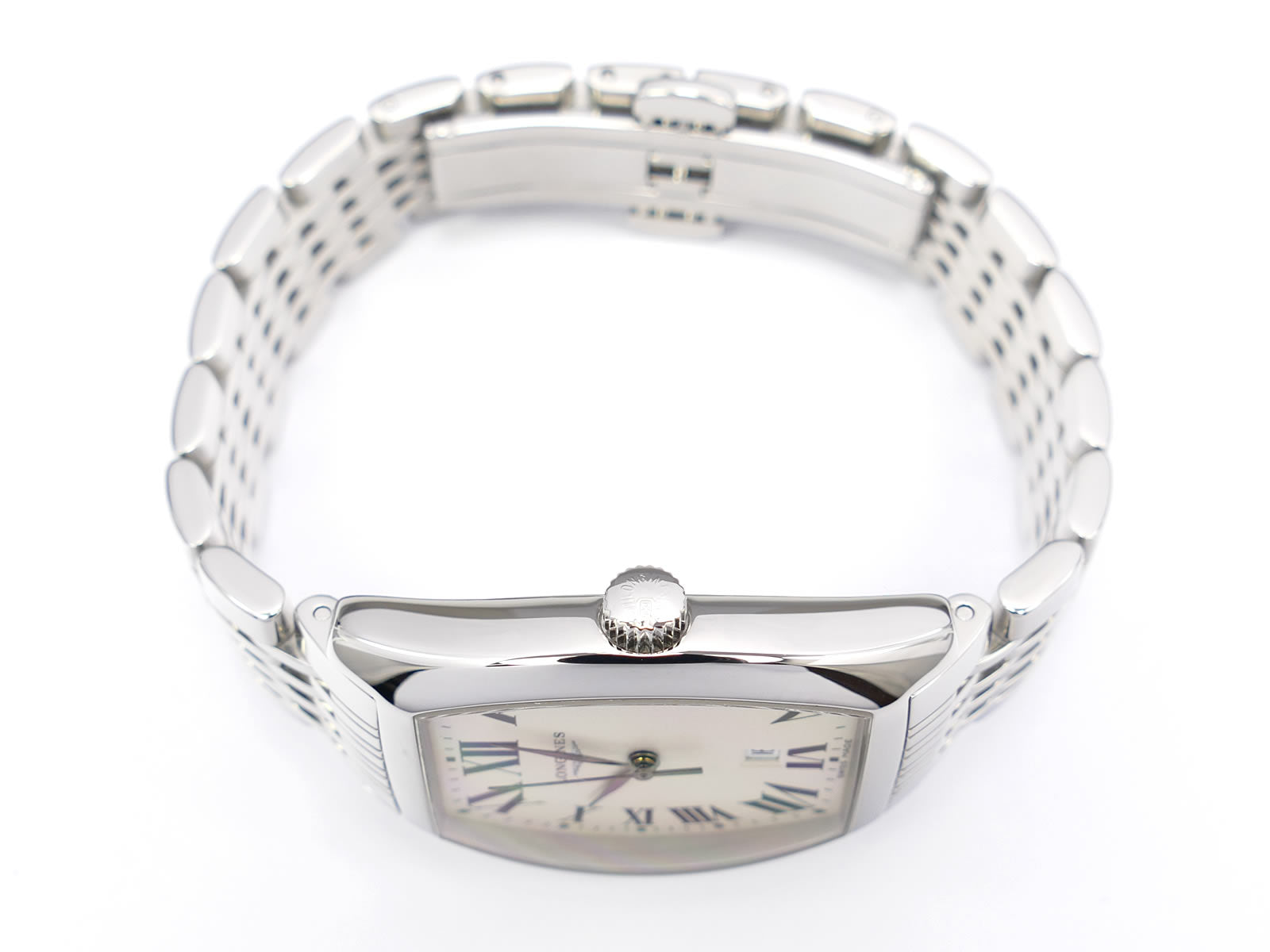 Longines Evidenza L2.155.4.71.6 stainless steel crown