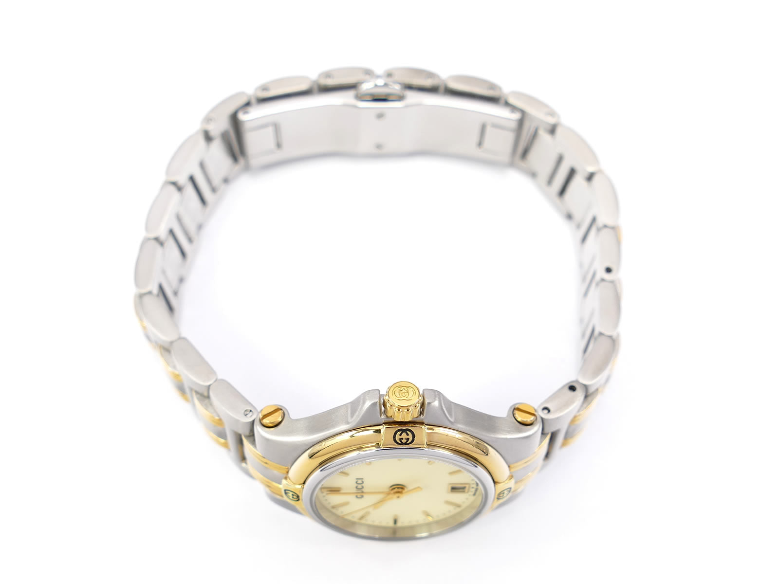 Gucci 9040L 18k Gold Plated crown