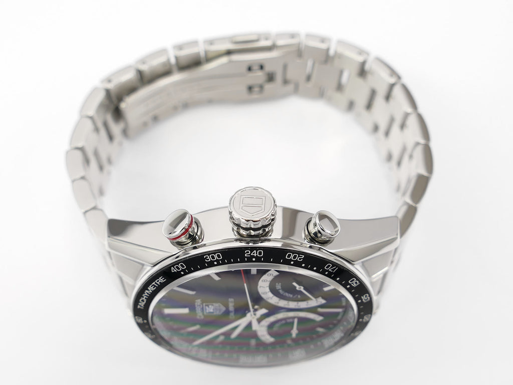 TAG Heuer Carrera Calibre S CV7A12 crown and pushers
