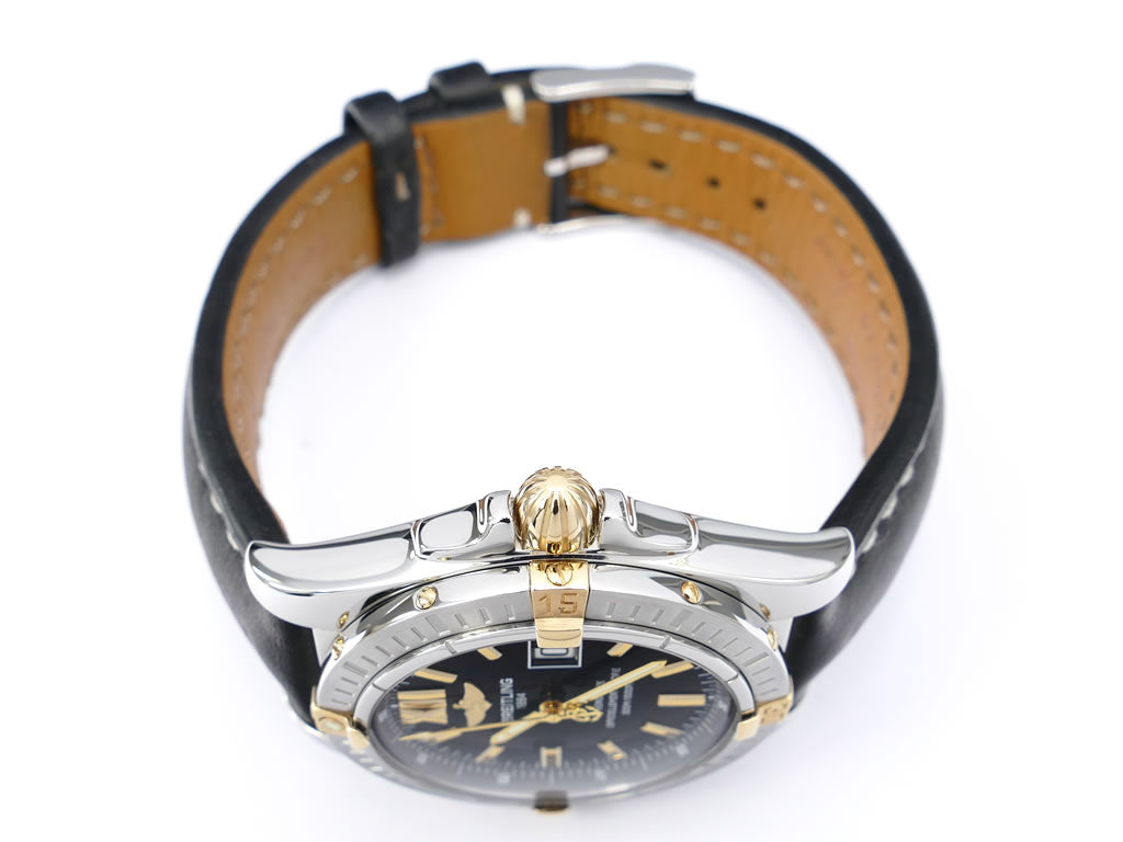 Breitling Cockpit Chronometer B49350 gold crown
