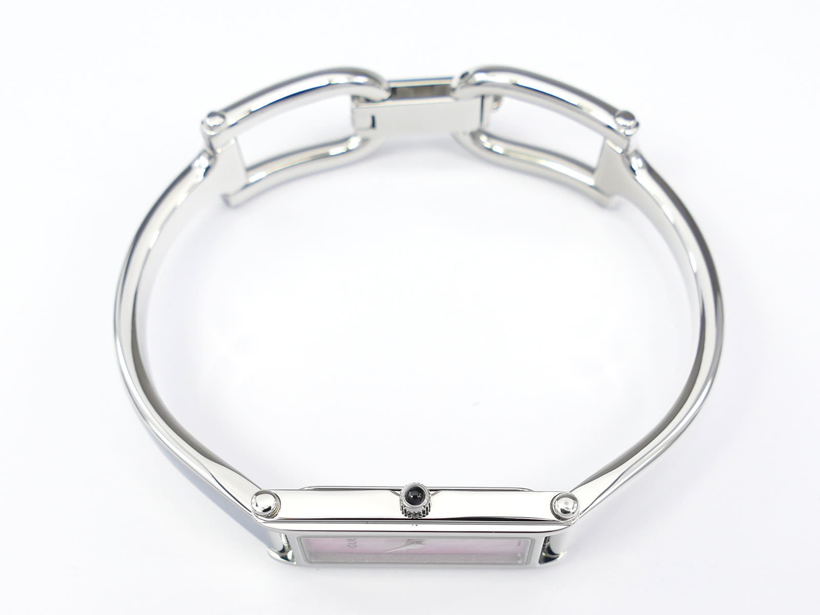 Gucci 1500L Stainless Steel crown with black cabochon