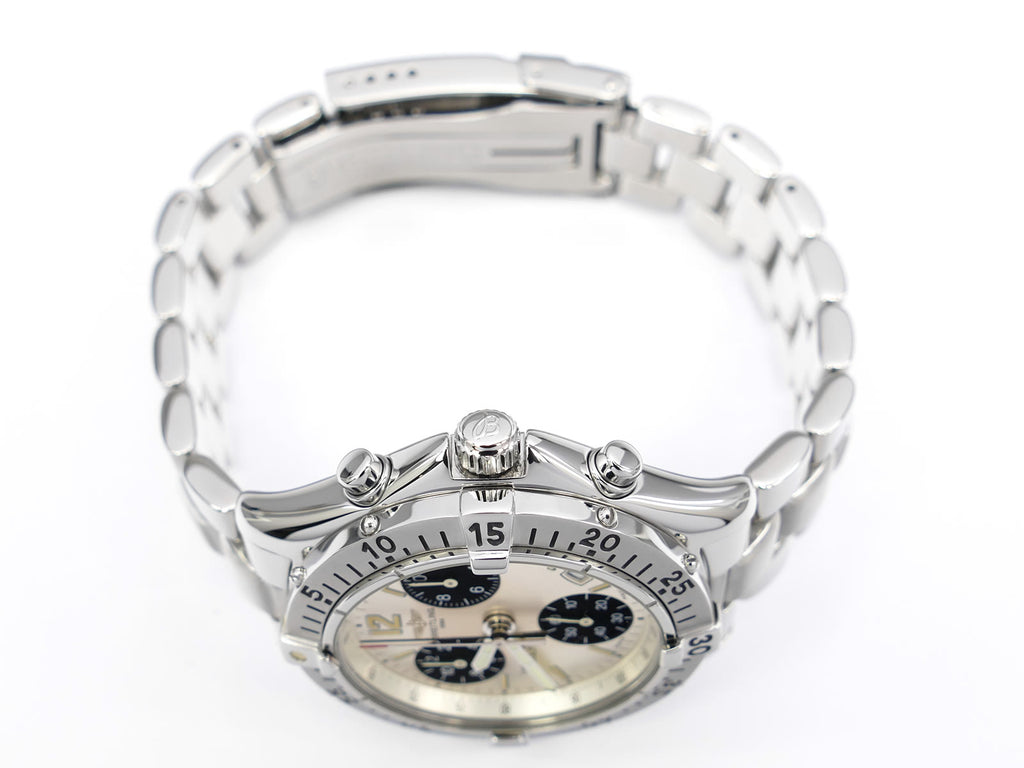 Breitling Colt A53035 Stainless Steel screw down crown