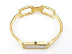 Gucci 1500L 18k Gold Plated crown with black cabochon