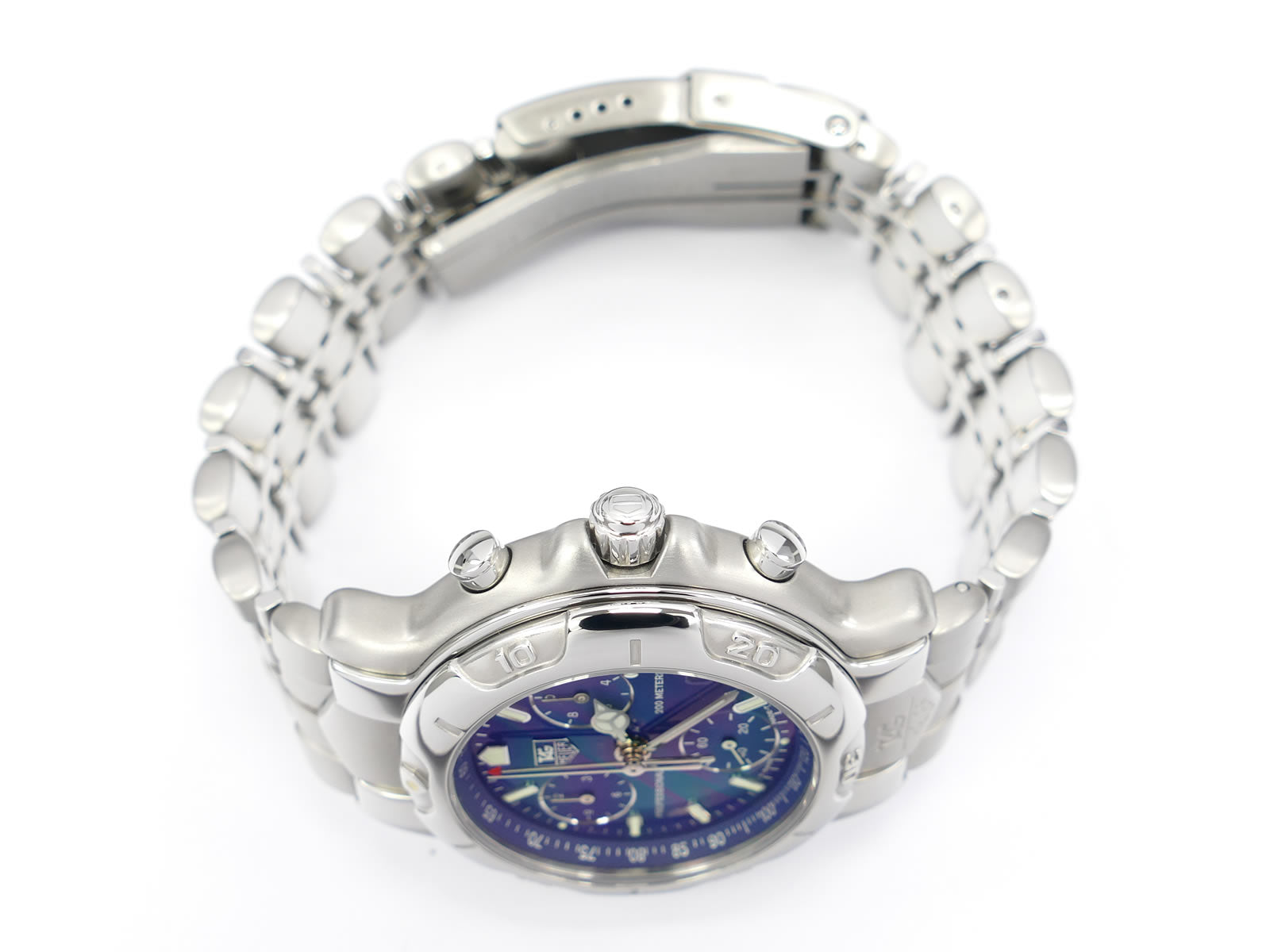 TAG Heuer 6000 CH1111-0 stainless steel screw down crown