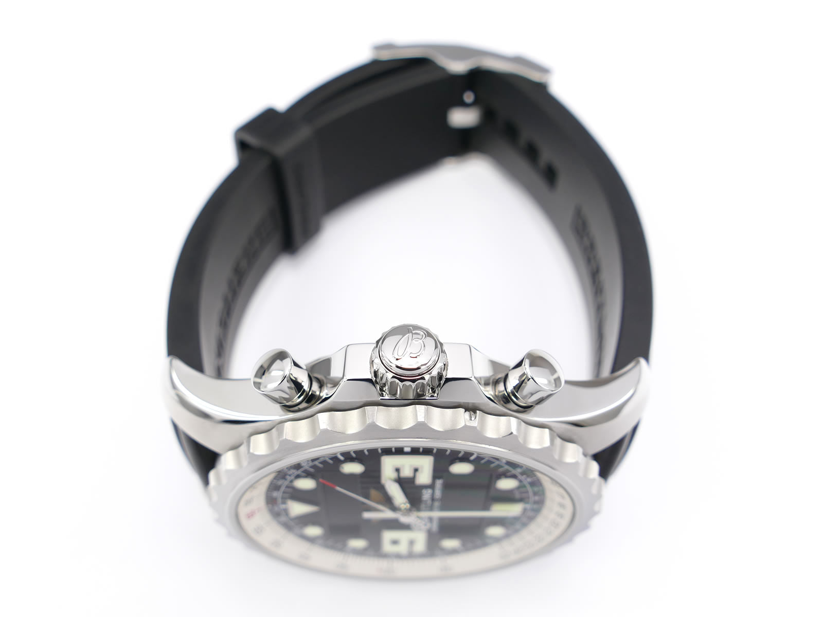 Breitling Chronospace A78365 stainless steel crown and pushers