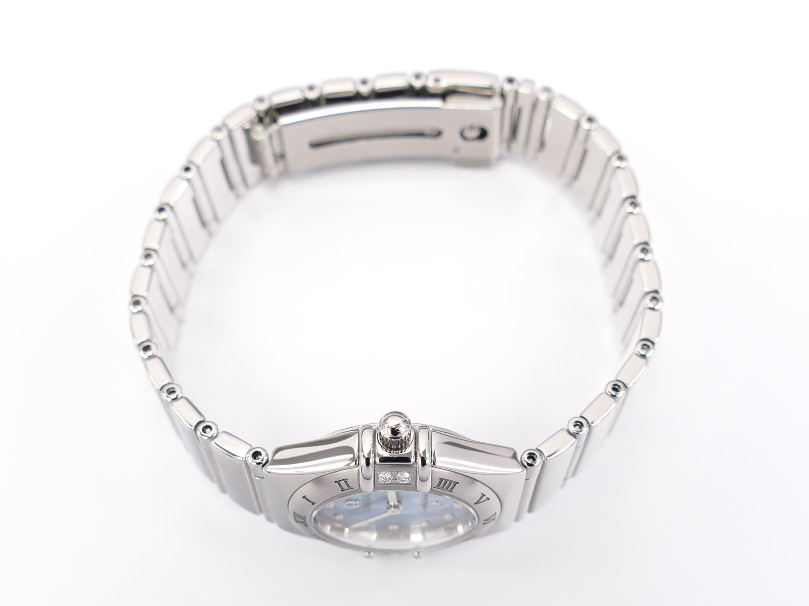 Omega Constellation 1566.86.00 stainless steel crown