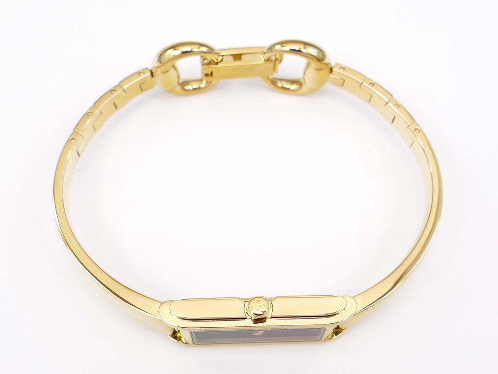 Gucci G-Line 109 18k Gold plated crown