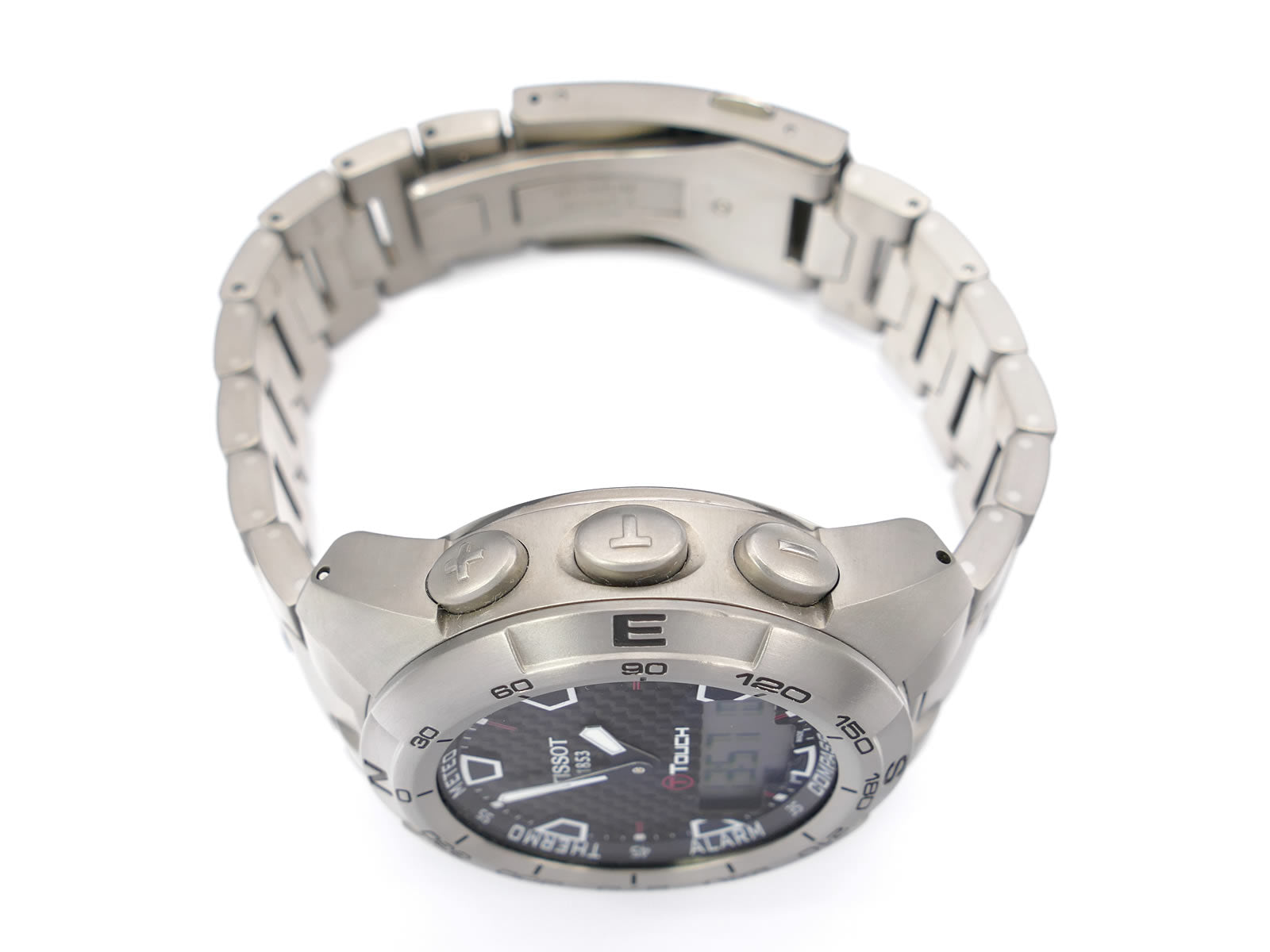 Tissot T-Touch Expert Titanium pushers