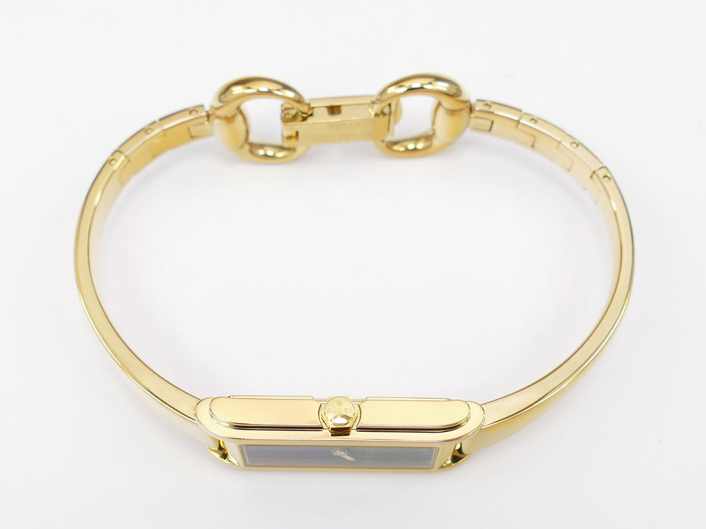 Gucci G-Line 109 18k Gold Plated crown