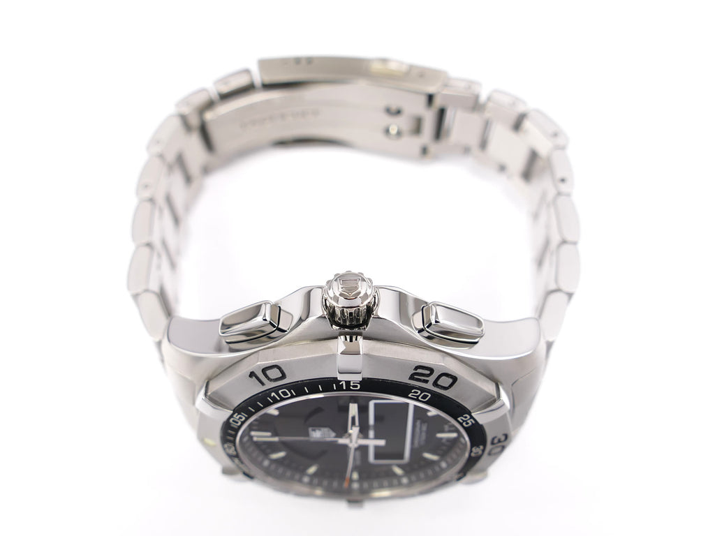 TAG Heuer Aquaracer Chronotimer CAF1010 crown and pushers