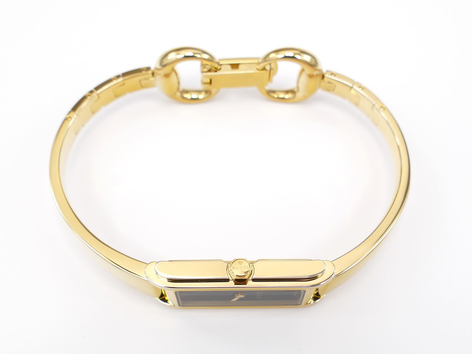 Gucci G-Line 109 18k Gold Plated crown