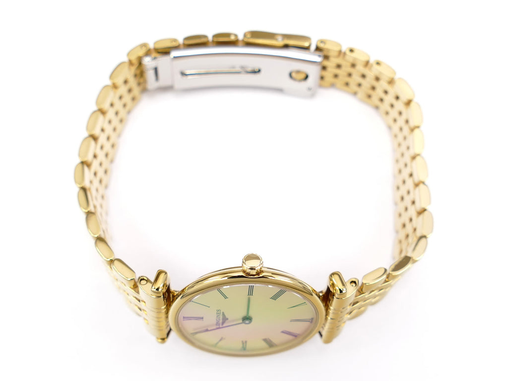 Longines La Grande Classique L4.135.2 Gold PVD crown