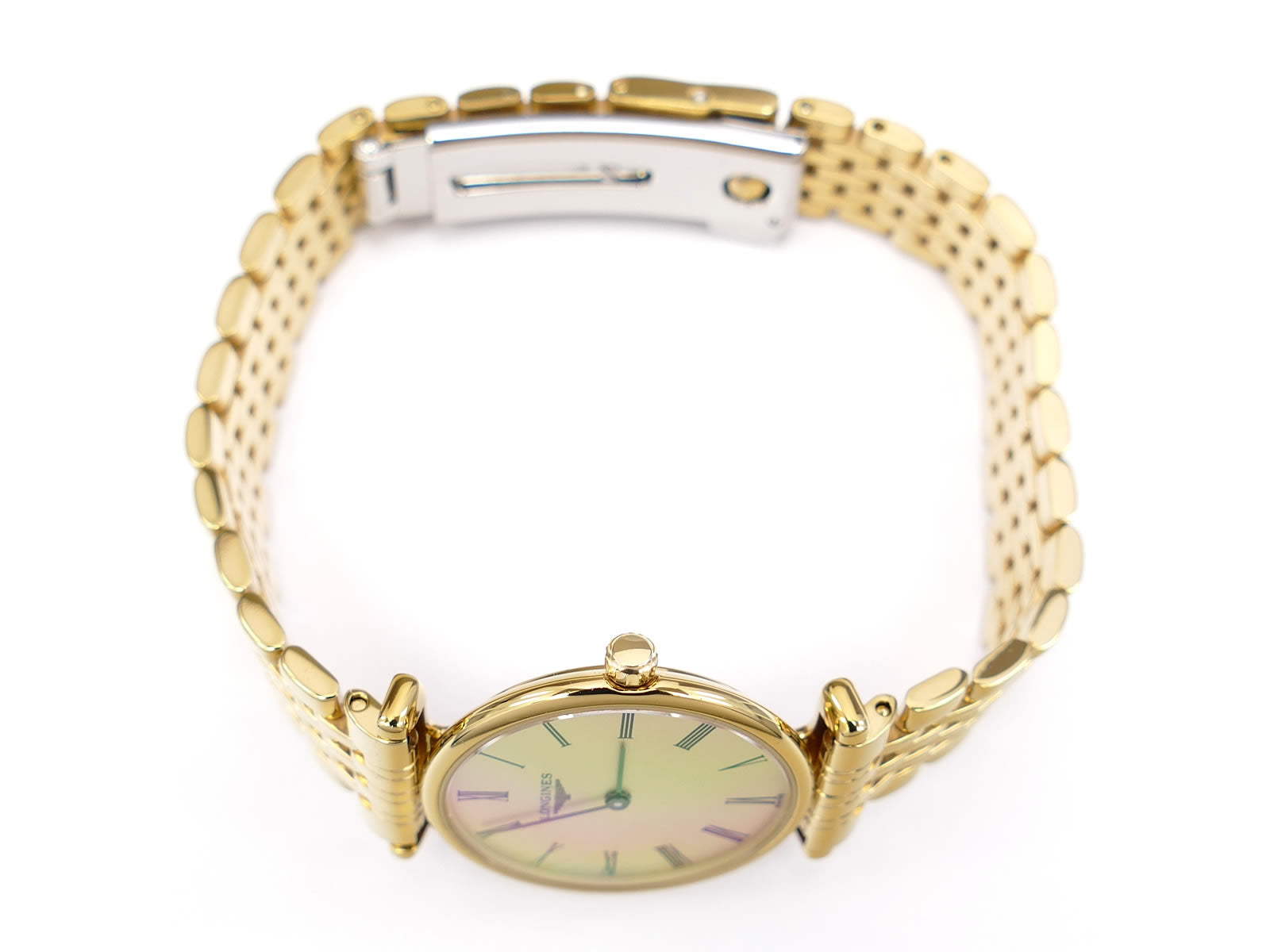 Longines La Grande Classique L4.135.2 Gold PVD crown