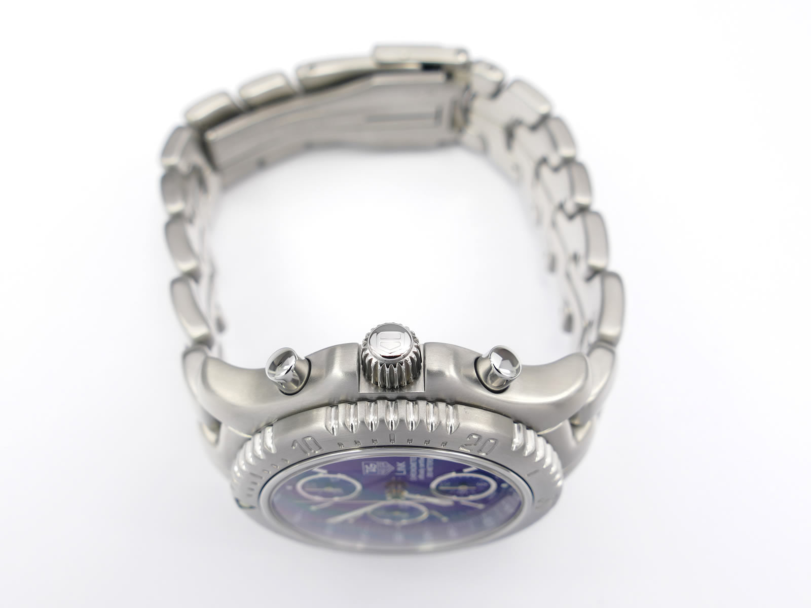 TAG Heuer Link CT5110 stainless steel screw down crown