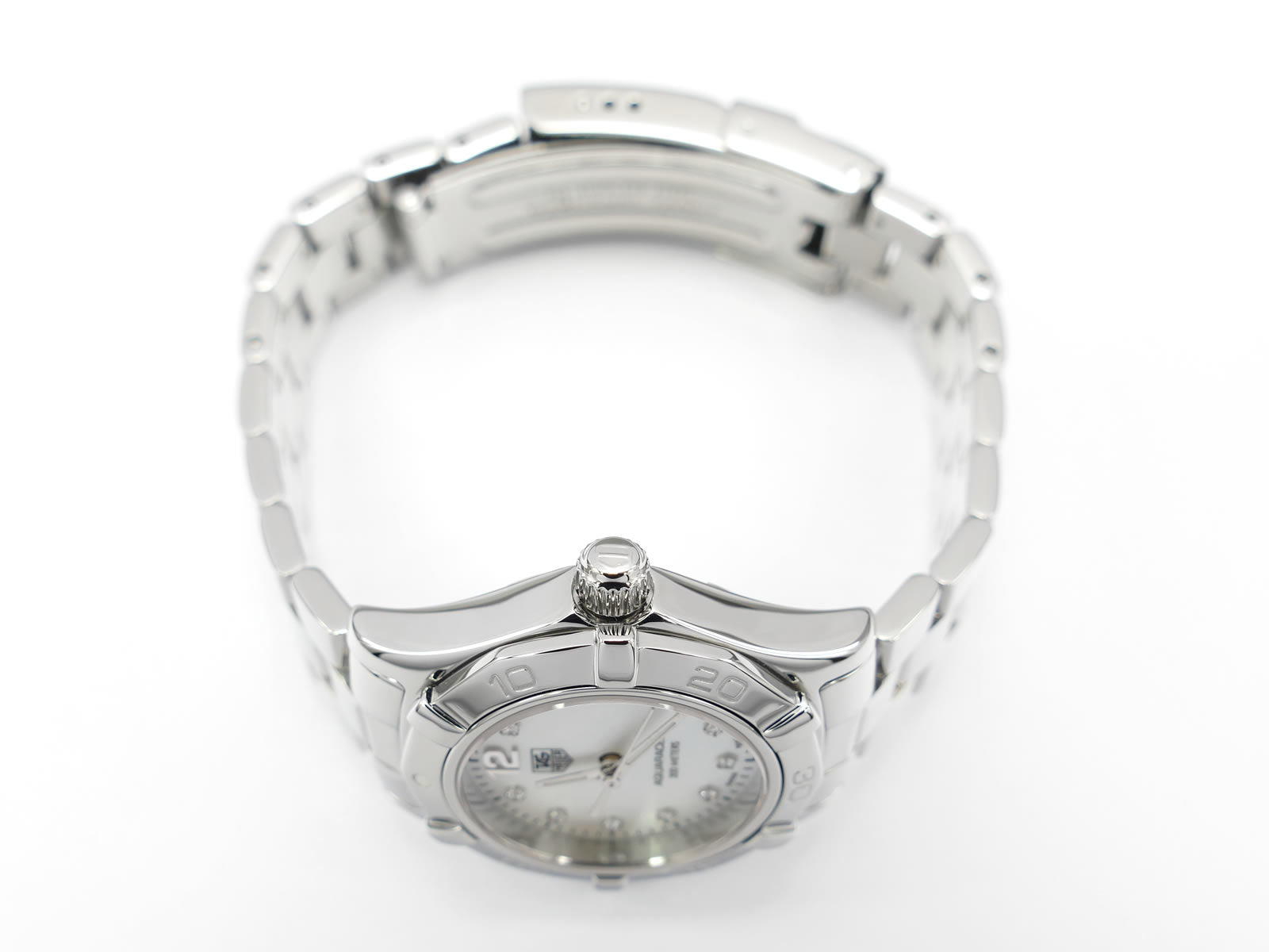 TAG Heuer Aquaracer WAF1415.BA0813 screw down stainless steel crown