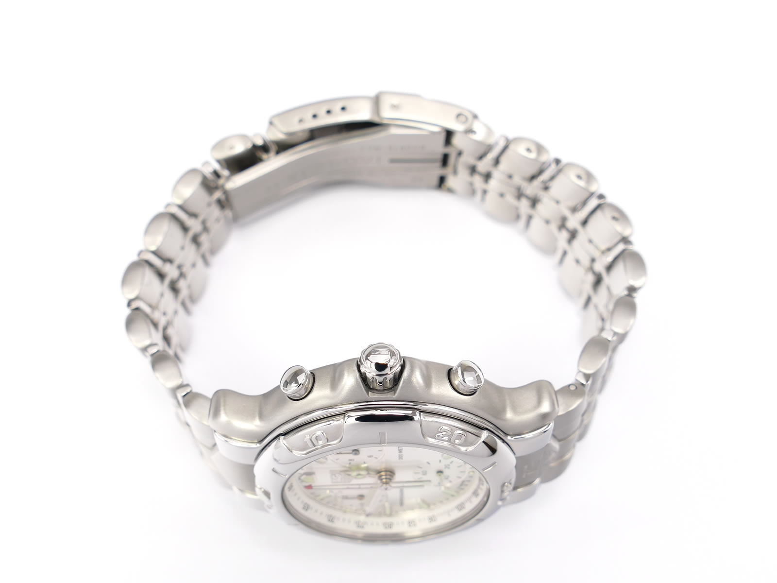 TAG Heuer 6000 Chronograph CH1110-0 stainless steel screw down crown