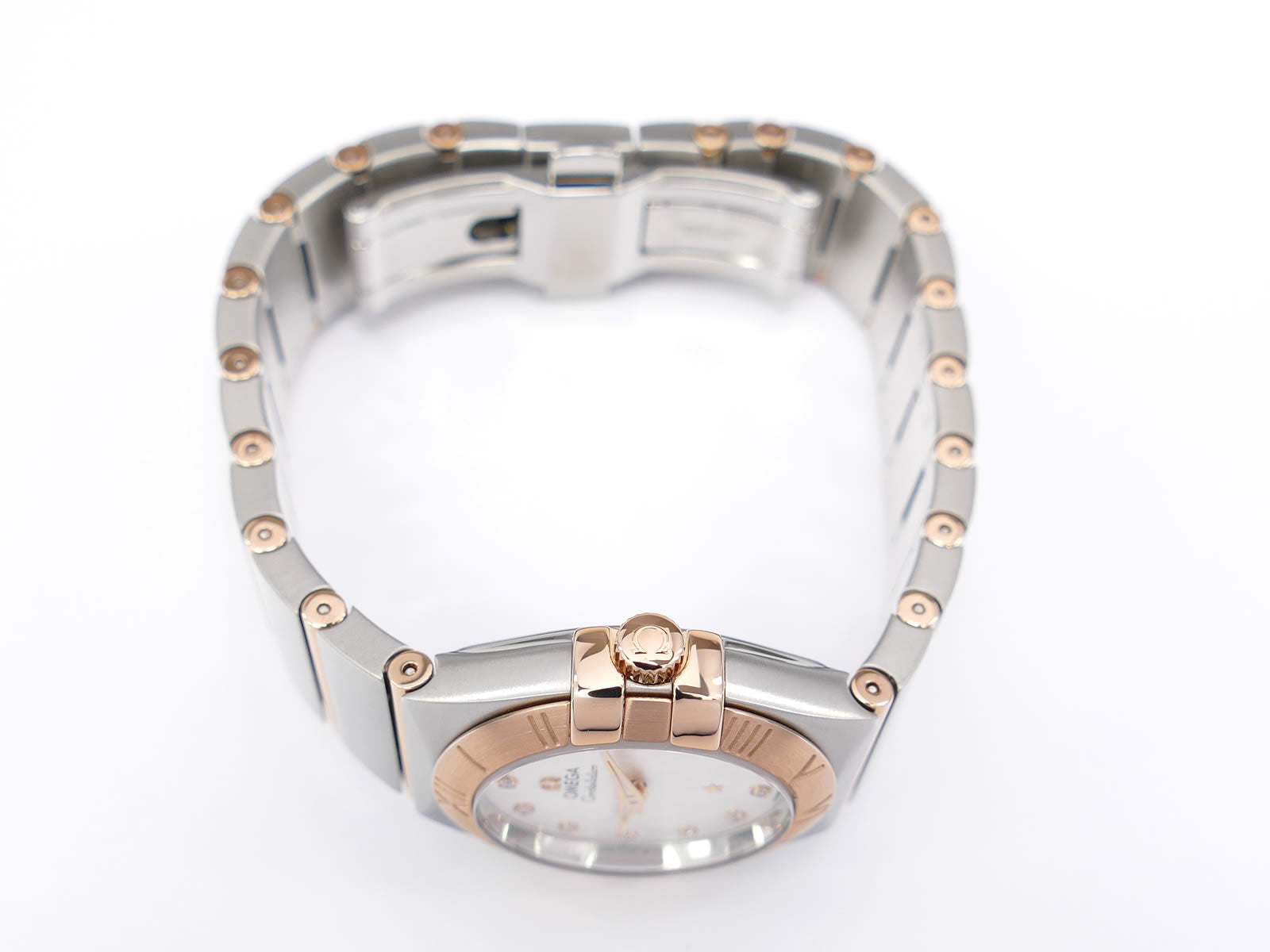 Omega Constellation 123.20.27.60.52.002 red gold crown