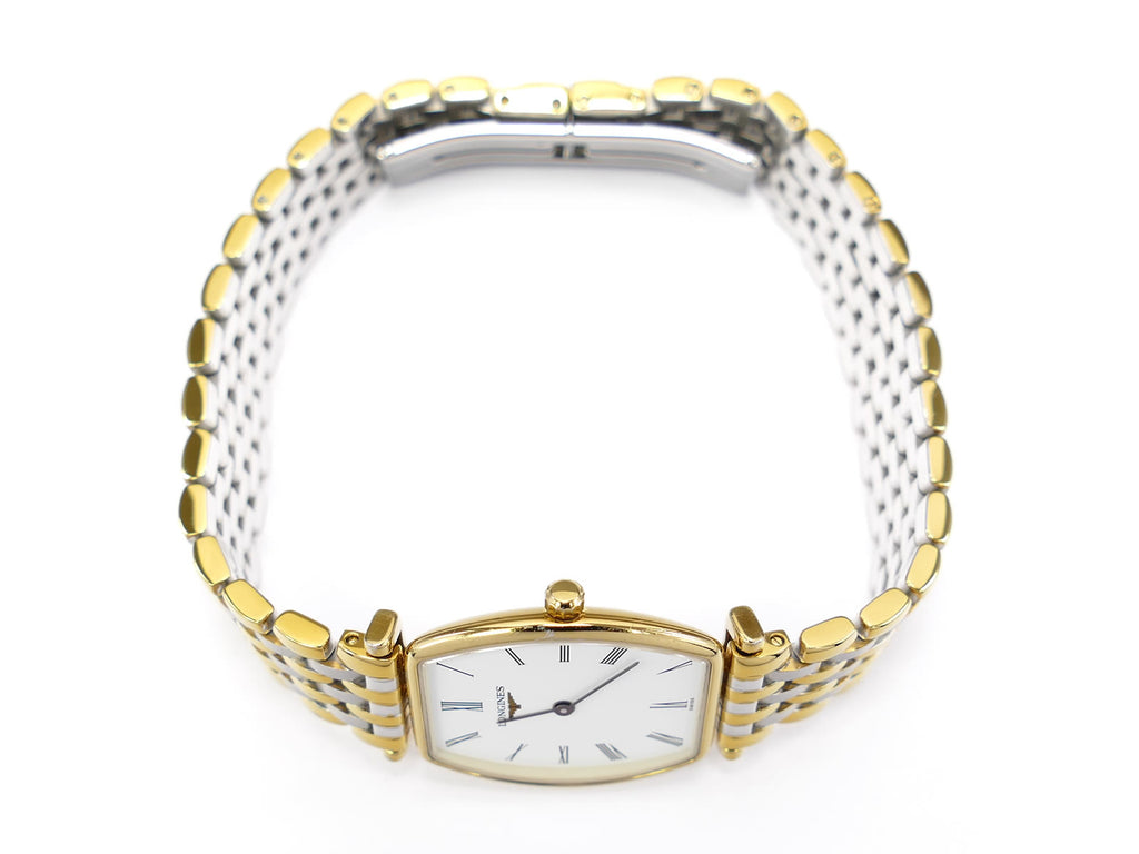 Longines La Grande Classique L4.205.2 gold pvd crown