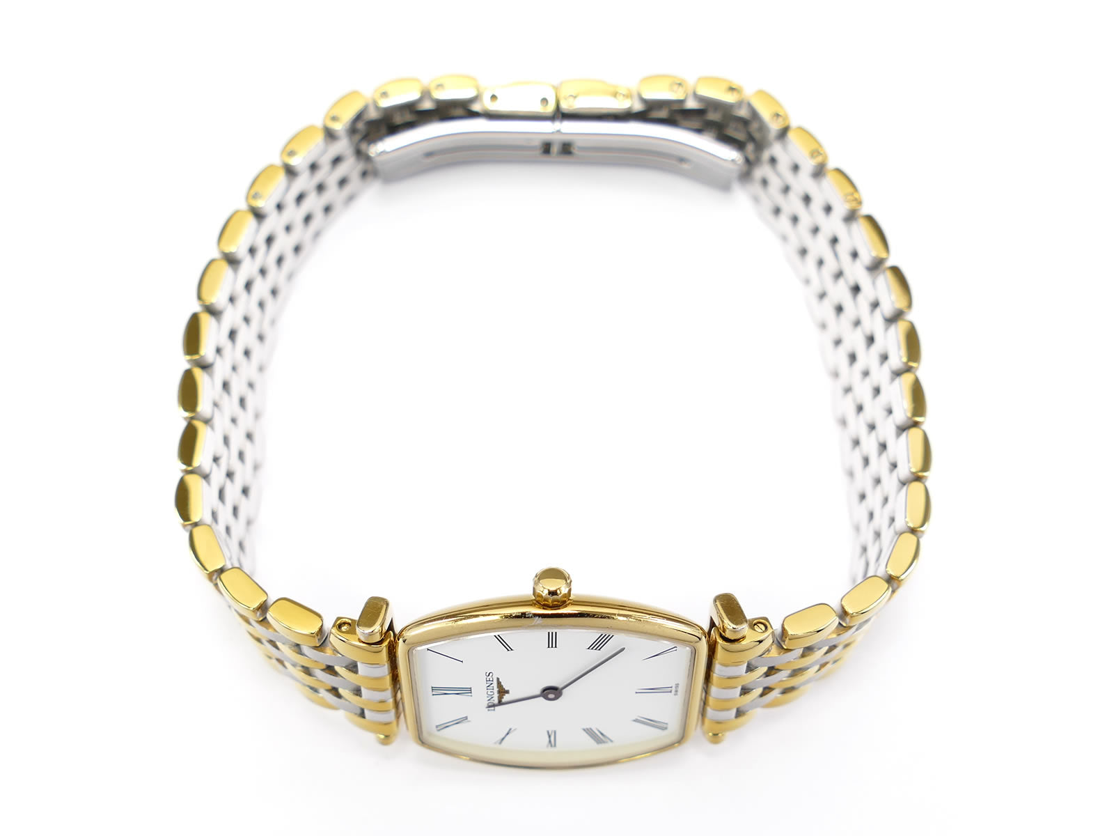 Longines La Grande Classique L4.205.2 gold pvd crown