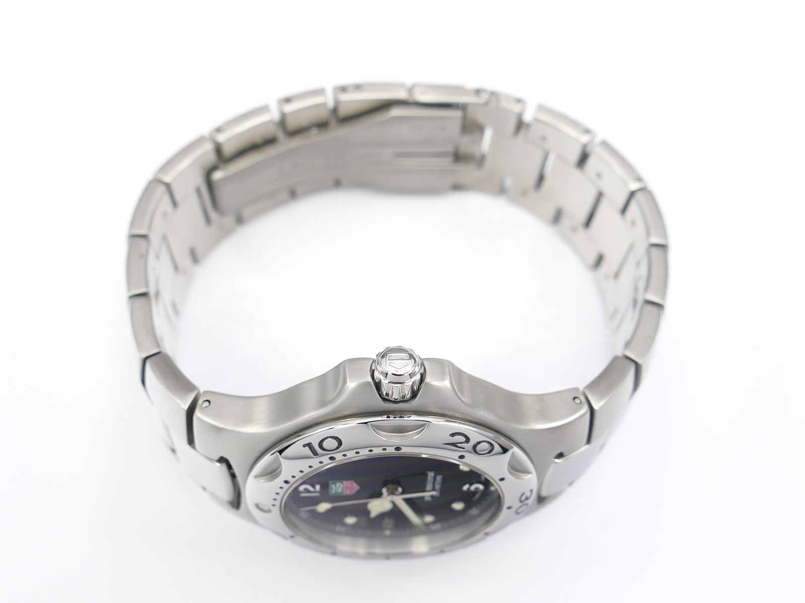 TAG Heuer Kirium WL1112 stainless steel screw down crown