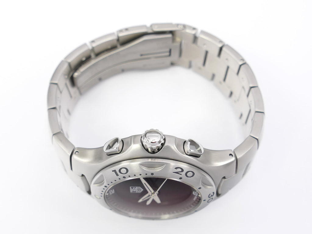 TAG Heuer Kirium F1 CL111A stainless steel pushers and crown