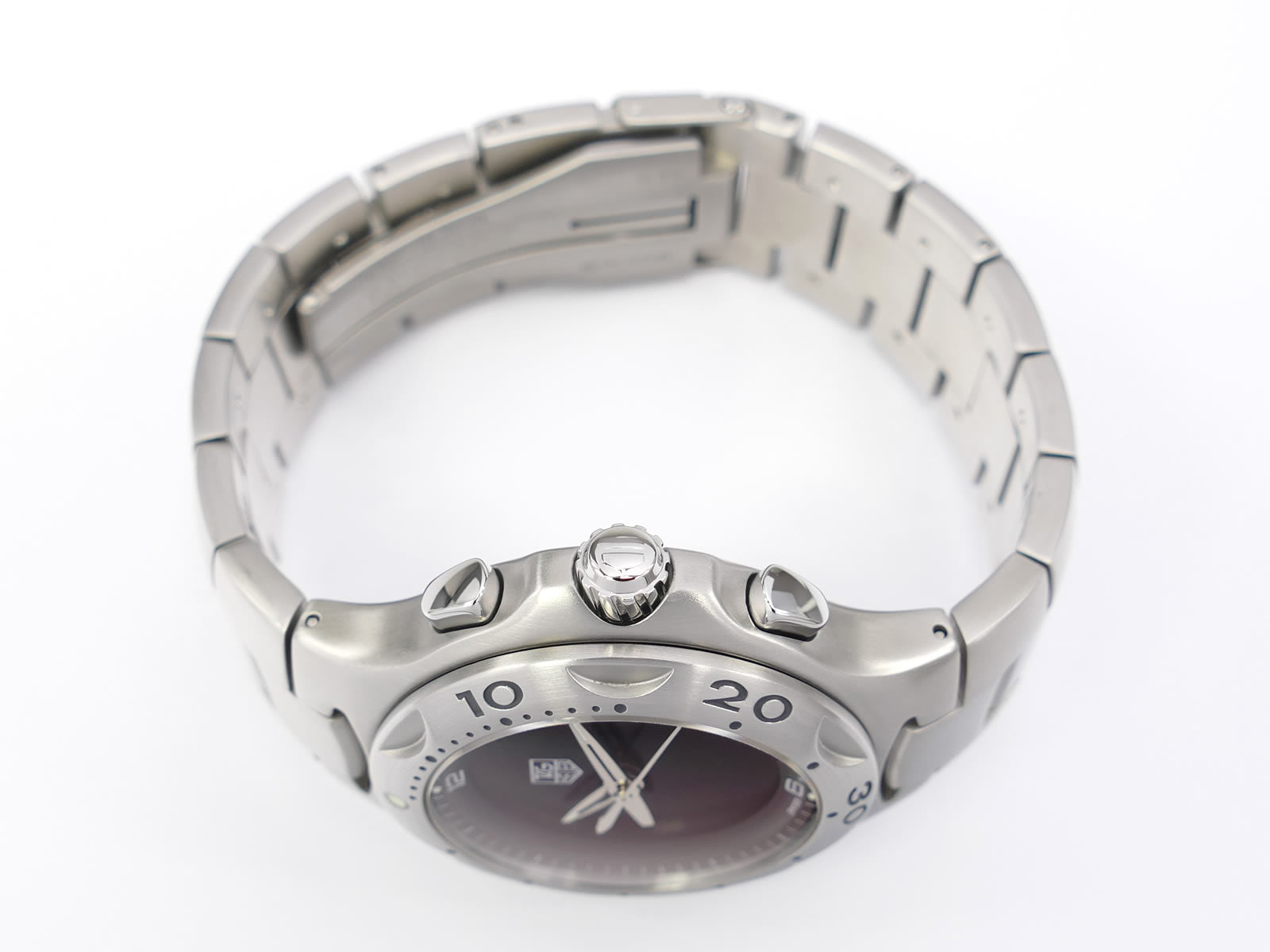 TAG Heuer Kirium F1 CL111A stainless steel pushers and crown