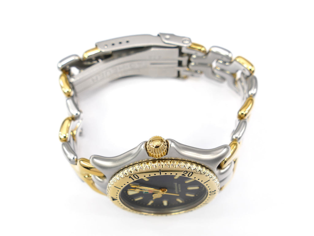 TAG Heuer SEL S95.213 18k gold plated screw down crown