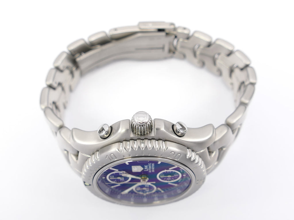 TAG Heuer Link CT2110 stainless steel screw down crown