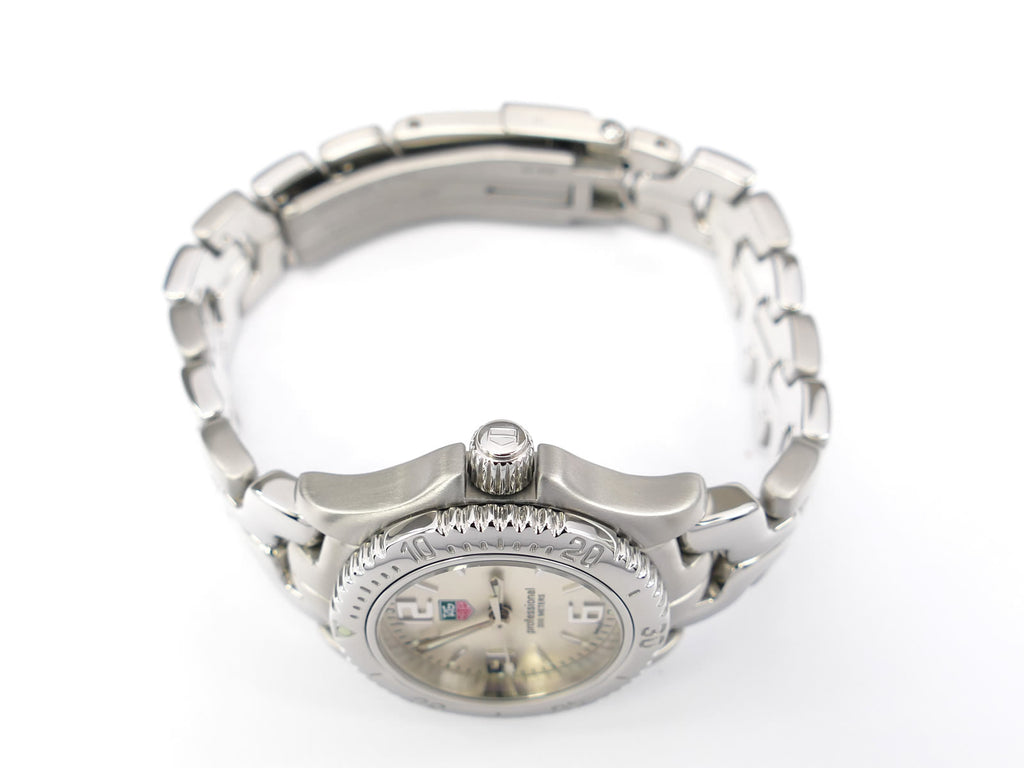 TAG Heuer Link WT1414 stainless steel screw down crown