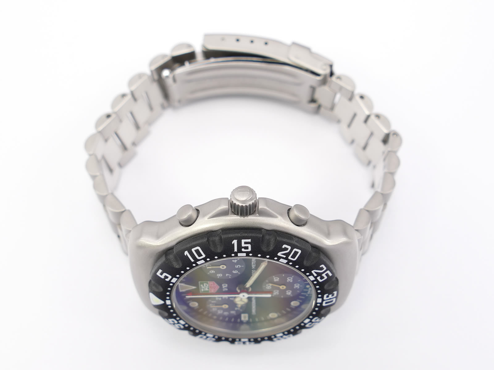 TAG Heuer Formula 1 Chronograph 571.513T stainless steel screw down crown