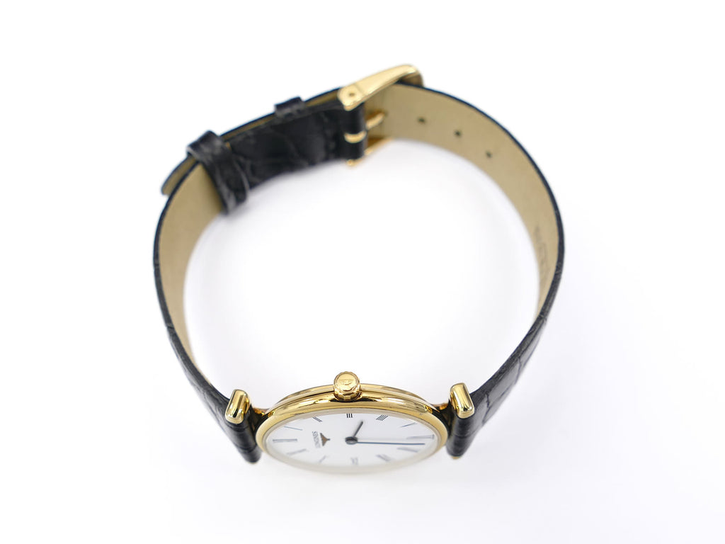 Longines La Grande Classique L4.135.2 gold PVD crown