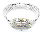 Breitling Chronomat B13352 18k Gold Plated pushers and screw-down crown