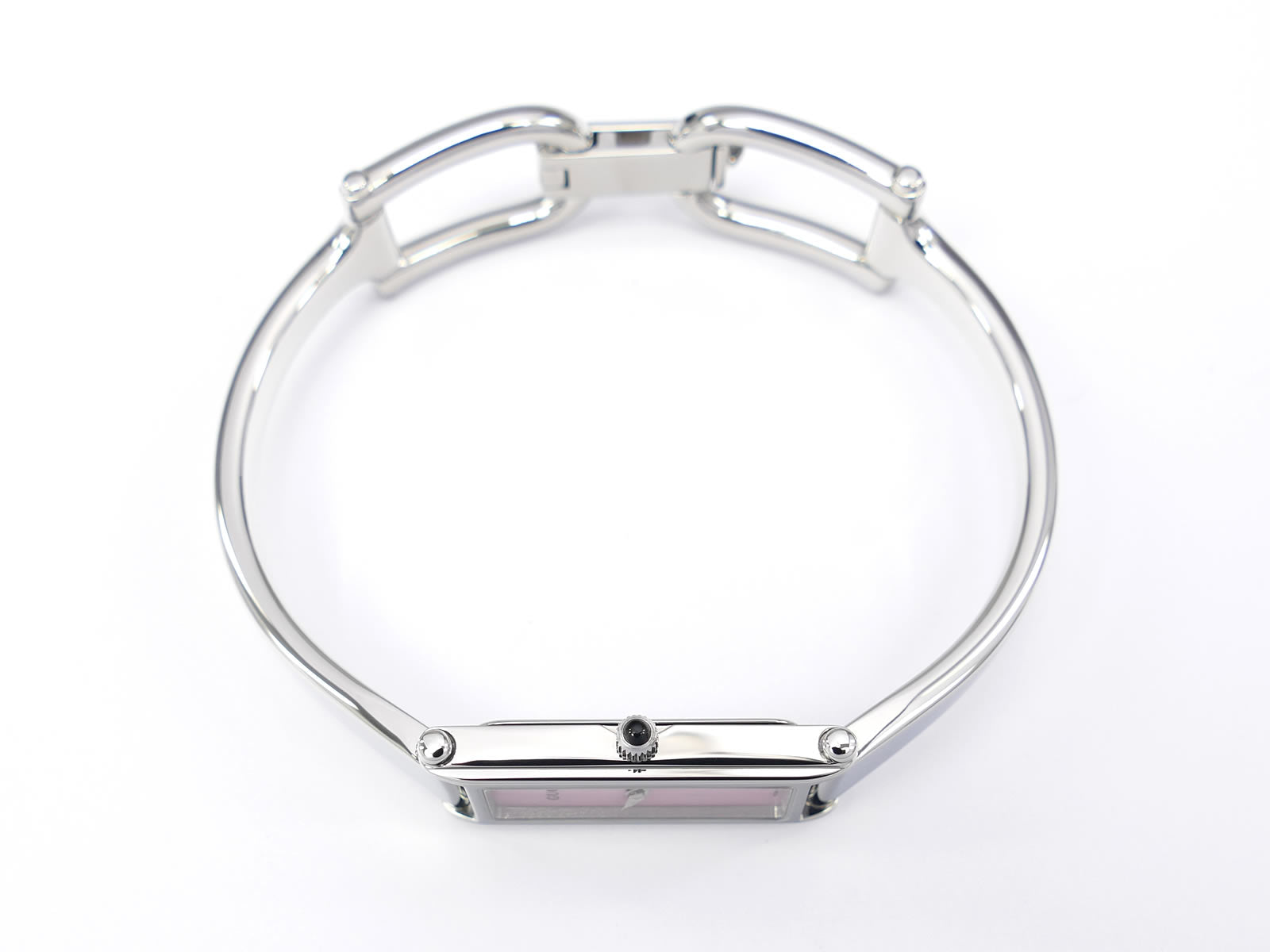 Gucci 1500L Stainless Steel crown with black cabochon