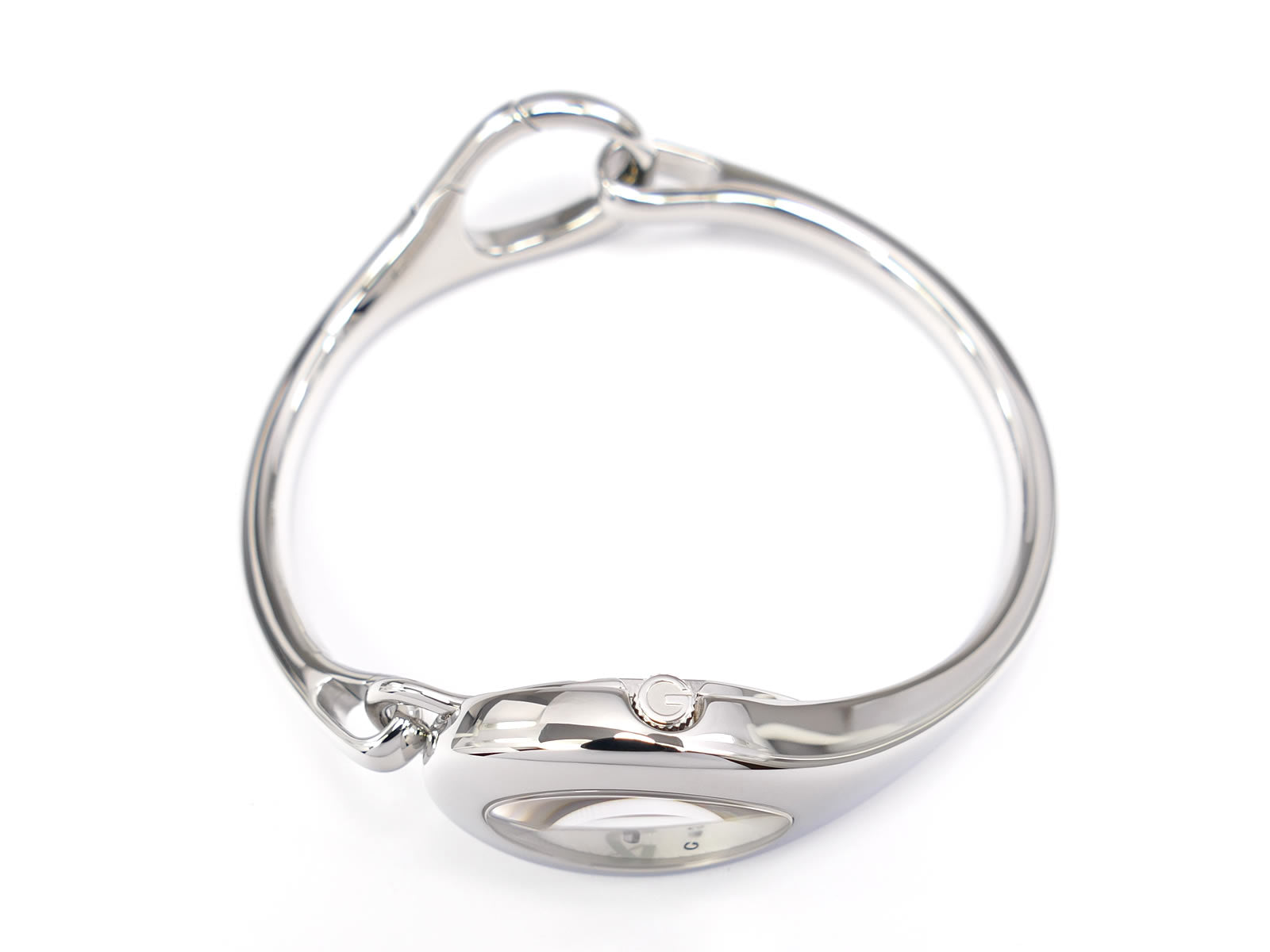 Gucci Horsebit 103 stainless steel crown