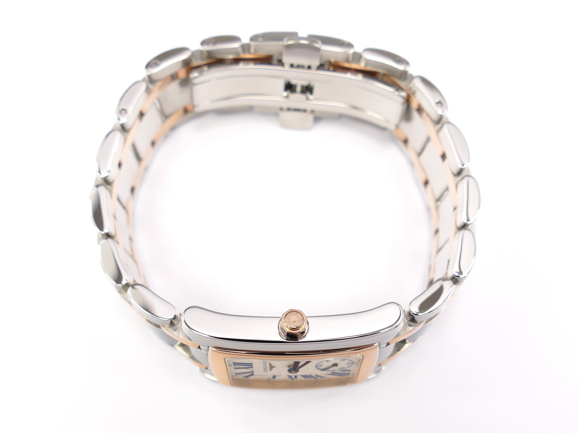 Longines DolceVita L5.502.5 gold PVD crown