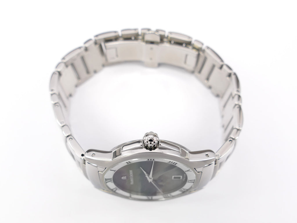 Maurice Lacroix Miros 69743 stainless steel screw down crown