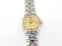 Raymond Weil Parsifal 9890 Octagonal Champagne Dial with Solid 18k Gold